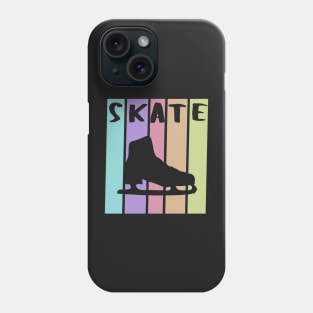 Vintage pastel ice skate Phone Case