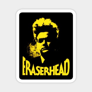eraserhead 70s movie yellow design Magnet