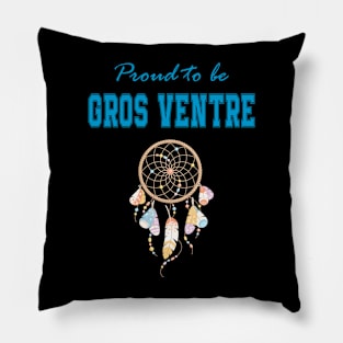 Native American Gros Ventre Dreamcatcher 50 Pillow