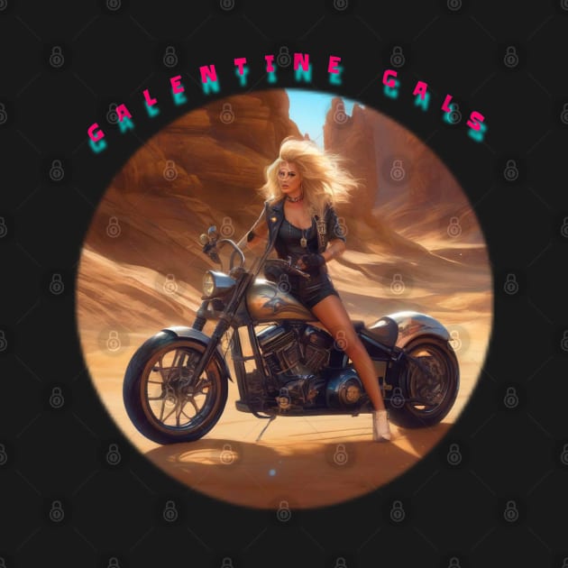 Galentines gal on a motorbike by sailorsam1805