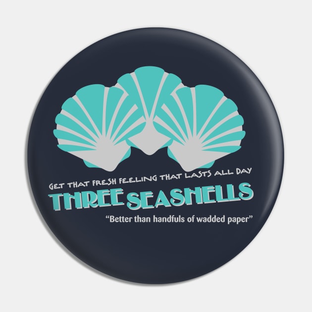 The Three Seashells Pin by Meta Cortex