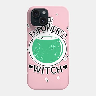 Empowered Witch (Green) Phone Case