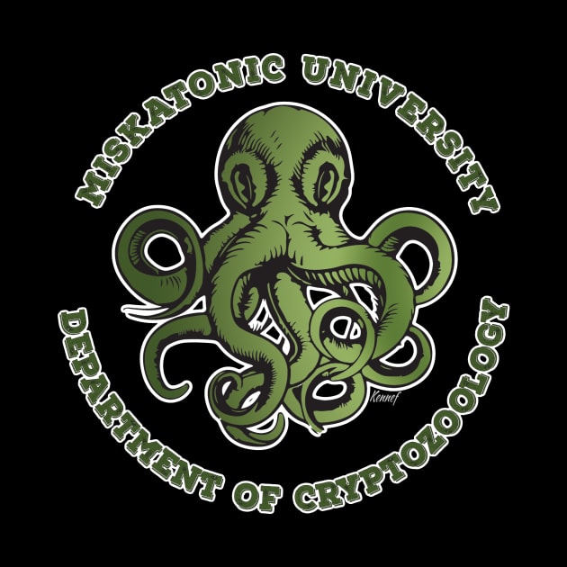 Cthulhu Tee- Cryptozoology Dept. by KennefRiggles