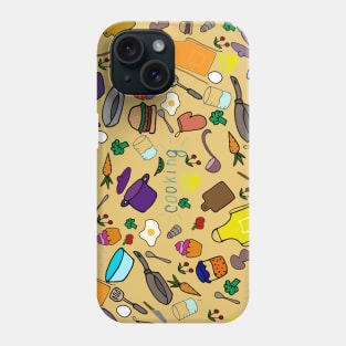kitchen doodle Phone Case