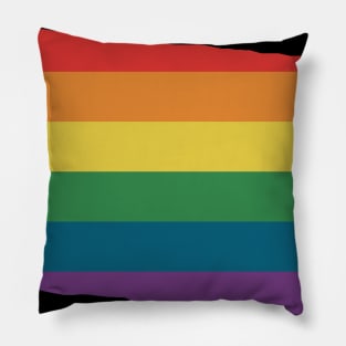 North Dakota State Rainbow Pillow