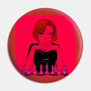 the queens gambit in bloody chess game Pin