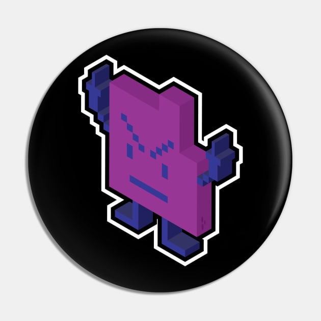 Err The Mooninite - Aqua Teen Hunger Force Pin by UnluckyDevil