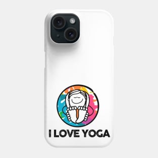 I Love Yoga Phone Case