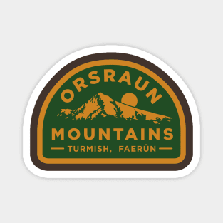 Orsraun Mountains Magnet