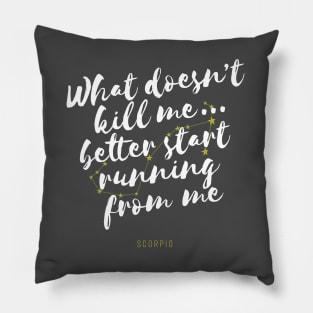 Scorpio Zodiac Funny Pillow