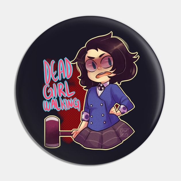 The deadgirl Walking Pin by ClawCraps