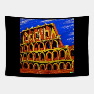 Colosseum Painting Rome Beautiful art Tapestry