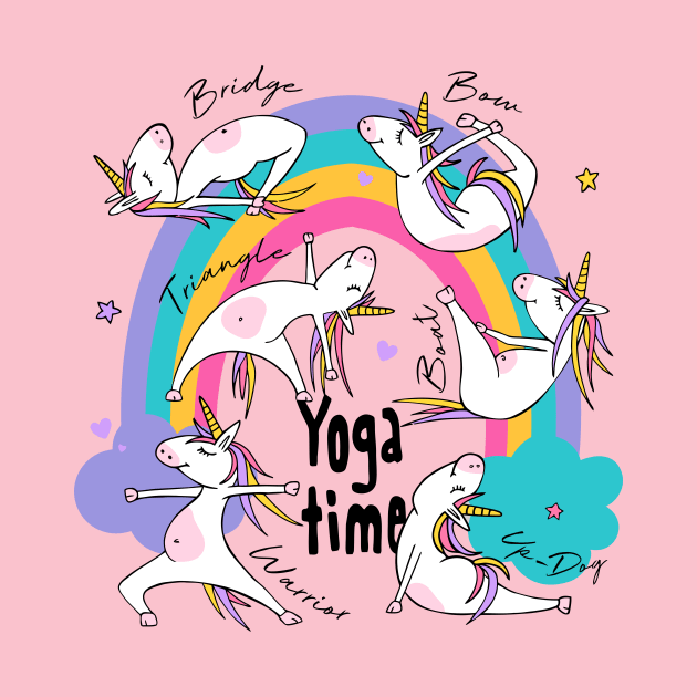 Yoga Time by TheMythicalCreatures