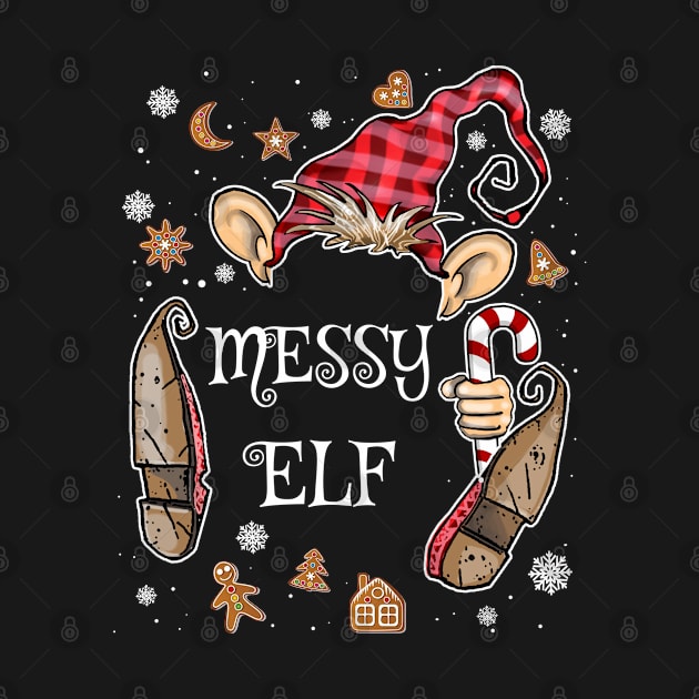 Cute Messy Elf Costume Christmas Gnome by ArtedPool