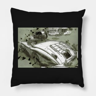 The Cars in London Pillow