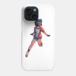 Raccoon girl Phone Case