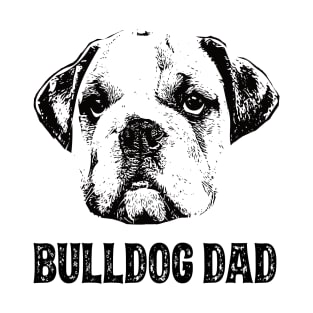 Bulldog Dad English Bulldog T-Shirt