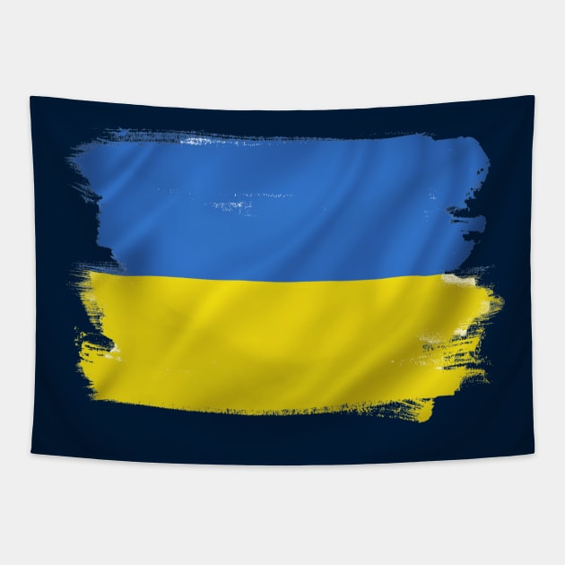 Vintage Ukraine flag, design with main colors of Ukraine Tapestry by g14u