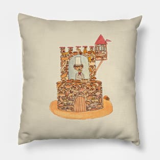 bread castle Pillow