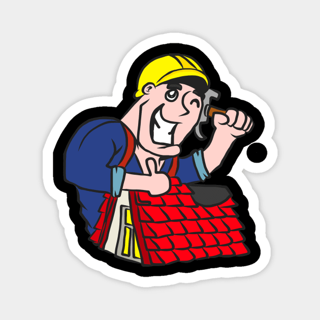 ROOFER Magnet by KK-Royal