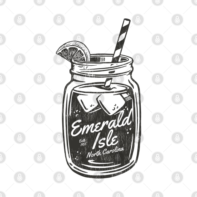 Emerald Isle, NC Summertime Vacationing Mason Jars Sippin' by Contentarama