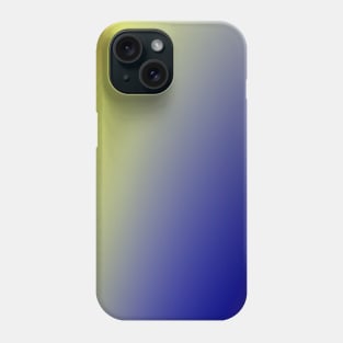 blue yellow white texture art Phone Case