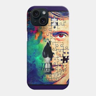 Hannibal Lecter Puzzle Skull - What Lies Beneath Phone Case