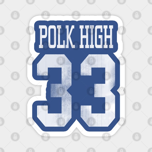 Polk High #33 Magnet by michelleachan