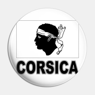 The Pride of Corsica - Corsican Flag Design Pin