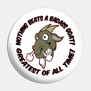 Badass Goat Pin