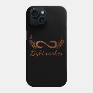 Lightworker Infinity Angel Wings Phone Case