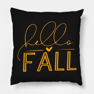 Hello Fall, Welcome Fall, Hello Pumpkin Pillow