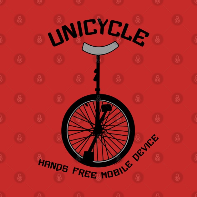 Unicycle Mobile Device by Barthol Graphics
