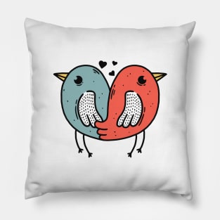 Birds of love Pillow