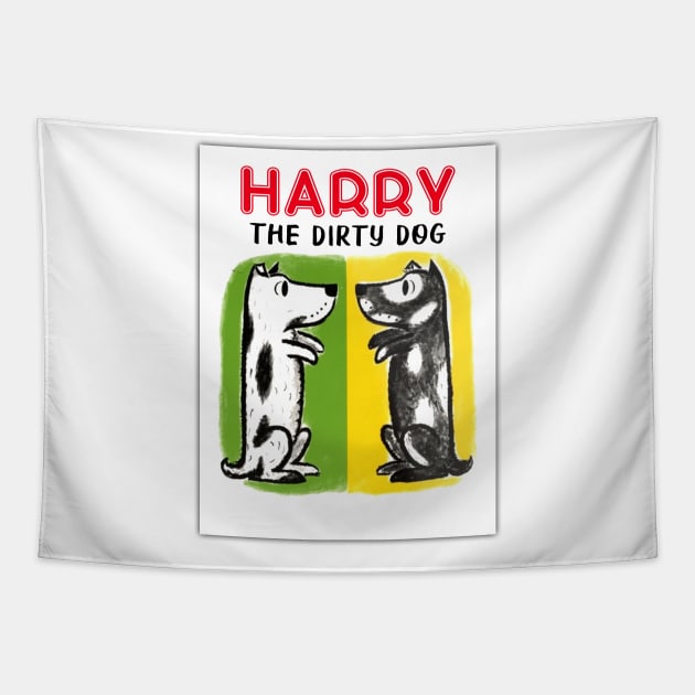 Harry the dirty dog Tapestry by Your Design