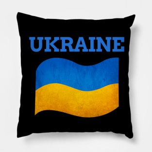 The Flag of Ukraine, ukranian flag Pillow