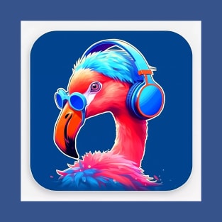 Flamingo sticker for Smartphones phone case Hoodies Tshirts Wallart T-Shirt