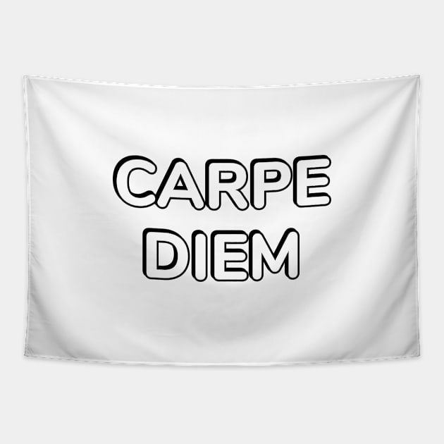 CARPE DIEM SEIZE THE DAY Tapestry by InspireMe