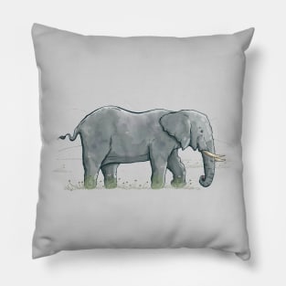 Traveling Elephant Pillow