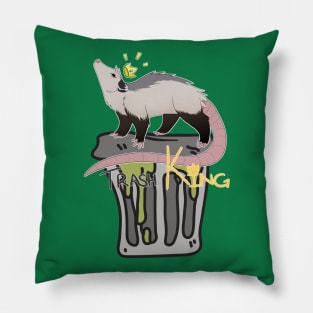 Trash King Pillow