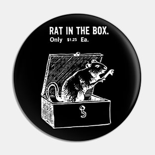 Rat In The Box Pin