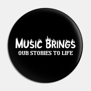 brings our stories Pin