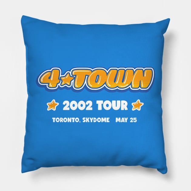 4*Town World Tour Pillow by Peebs