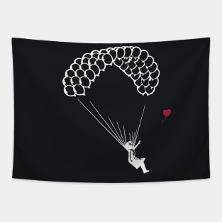 Paragliding baloons - light Tapestry