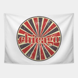 retro chicago Tapestry