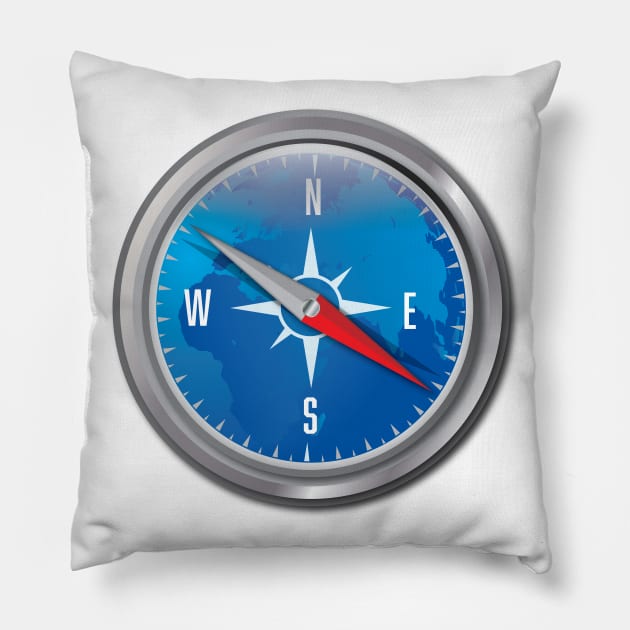 Compass Pillow by nickemporium1