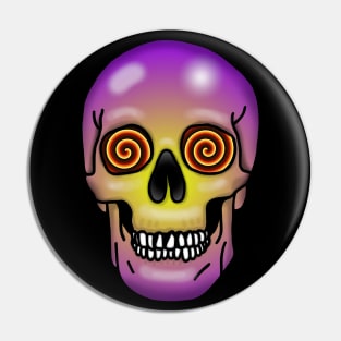 Skull, x-ray specs eyes, no background Pin