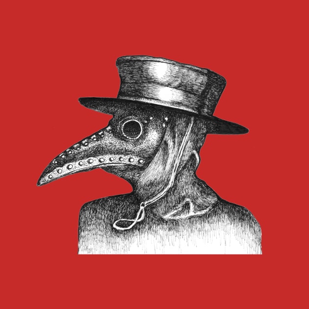 The Doctor Will See You Now - Cool Plague Doctor T-Shirt by Squidoodle