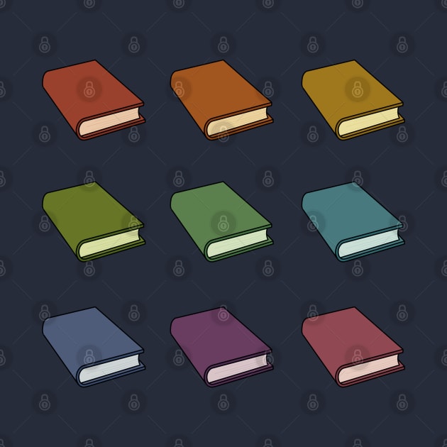 Rainbow books by ballooonfish