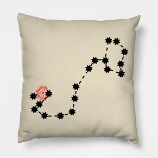 Mula Nakshatra Hindu Vedic Sidereal Astrology Constellation Pillow